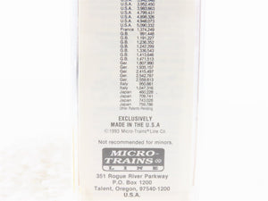 N Micro-Trains MTL 51100 ATSF Santa Fe 34' Offset Cupola Wood Caboose #1203