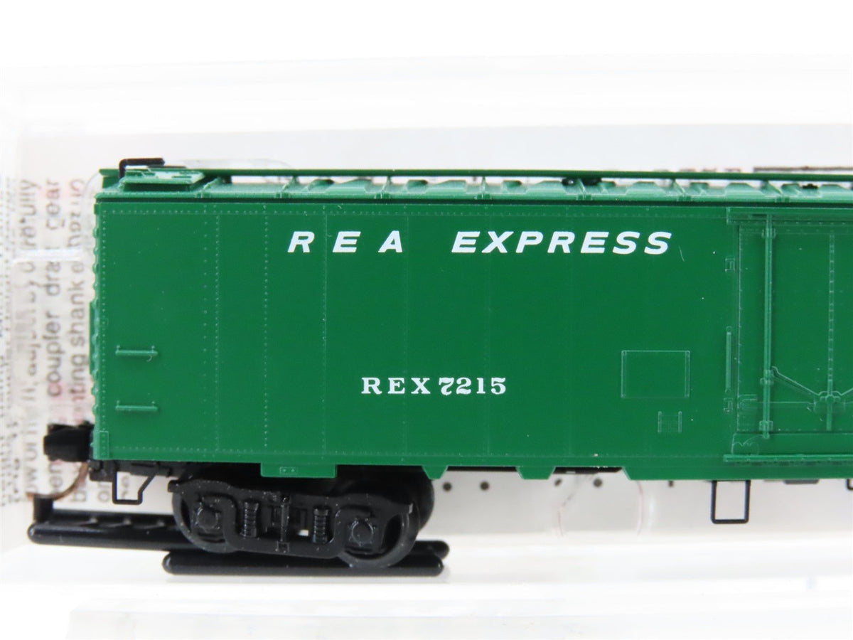 N Micro-Trains MTL 52020 REX REA Express 52&#39; Riveted Steel Express Reefer #7215