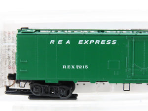 N Micro-Trains MTL 52020 REX REA Express 52' Riveted Steel Express Reefer #7215