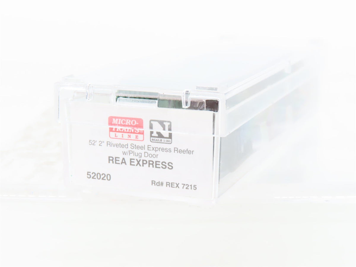 N Micro-Trains MTL 52020 REX REA Express 52&#39; Riveted Steel Express Reefer #7215