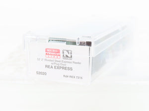 N Micro-Trains MTL 52020 REX REA Express 52' Riveted Steel Express Reefer #7215