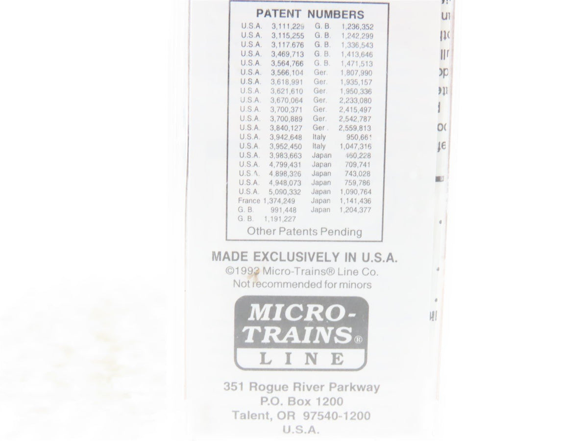 N Micro-Trains MTL 50110 D&amp;RGW Rio Grande 34&#39; Offset Cupola Wood Caboose #01158