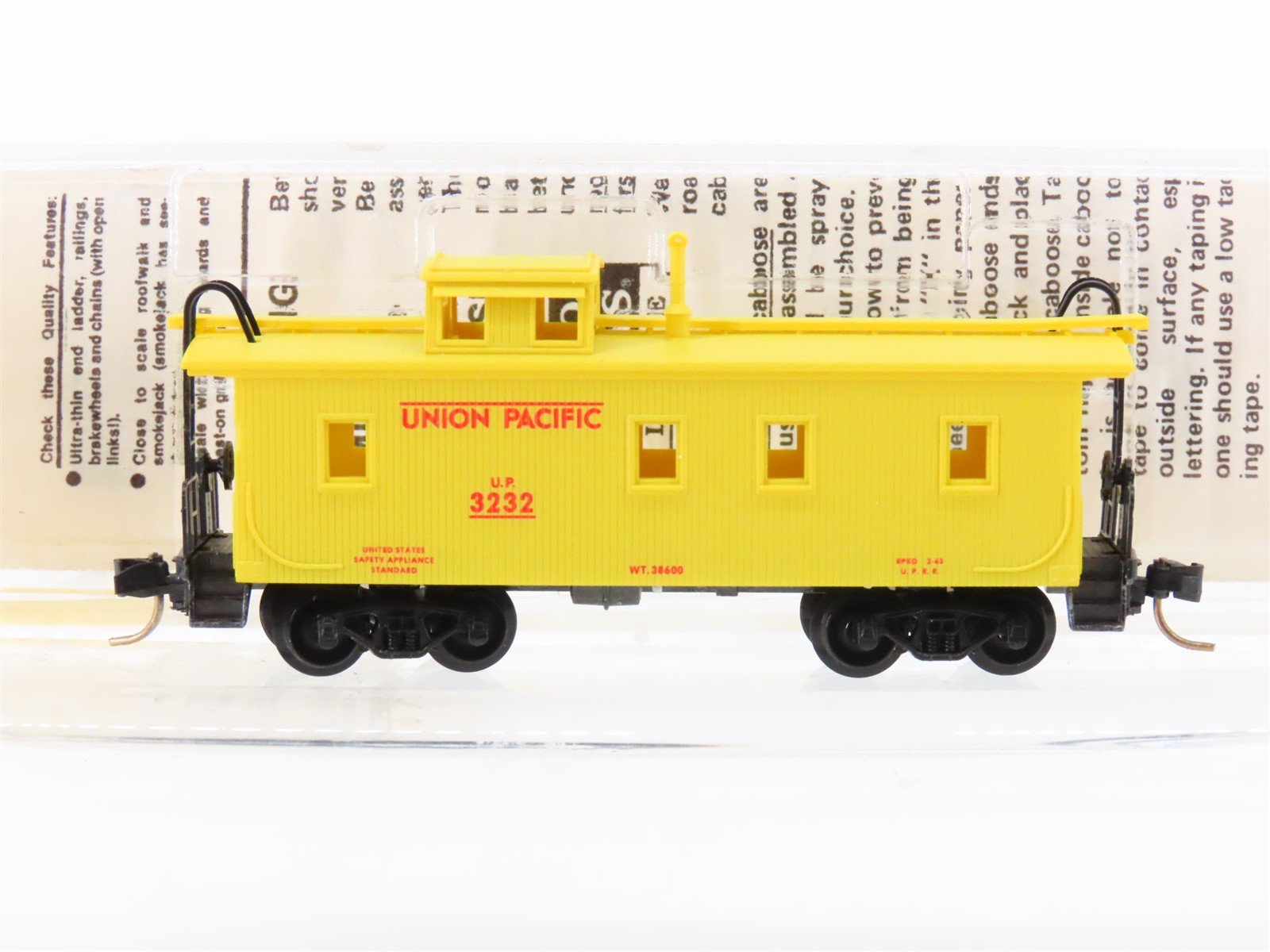 N Micro-Trains MTL 50100 UP Union Pacific 34' Offset Cupola Wood Caboose #3232