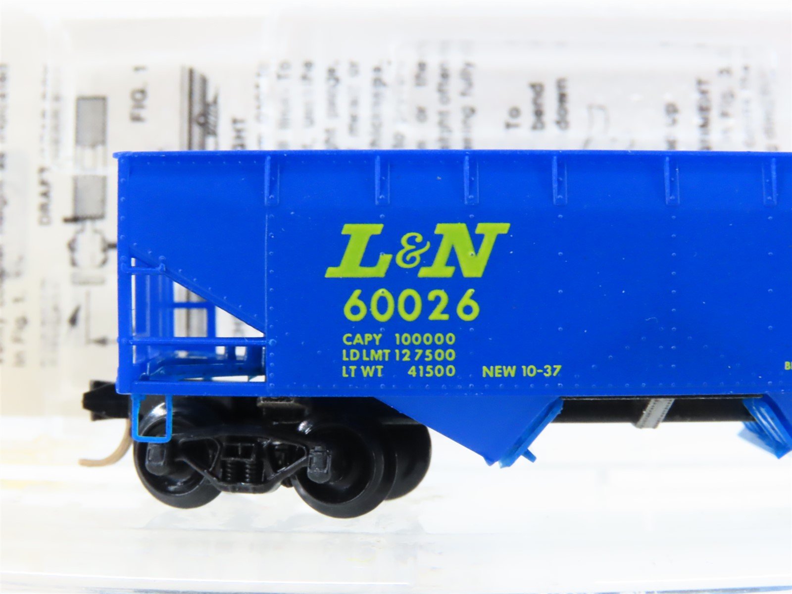 N Micro-Trains MTL 55070 L&N Louisville & Nashville 33' 2-Bay Hopper #60026