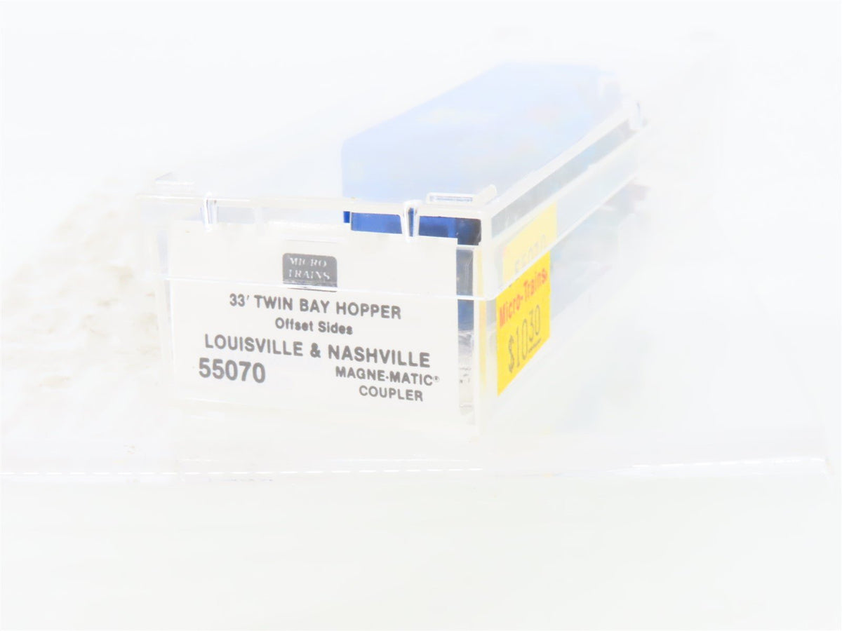 N Micro-Trains MTL 55070 L&amp;N Louisville &amp; Nashville 33&#39; 2-Bay Hopper #60026