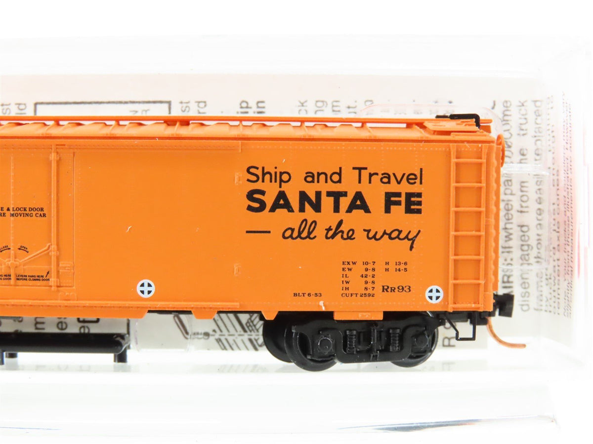 N Micro-Trains MTL 52050 ATSF SFRD Santa Fe 52&#39; Steel Express Reefer #5033