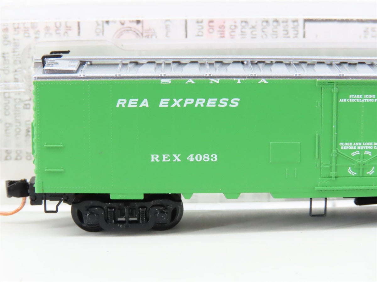 N Micro-Trains MTL 52030 REX REA Express 52&#39; Riveted Steel Express Reefer #4083