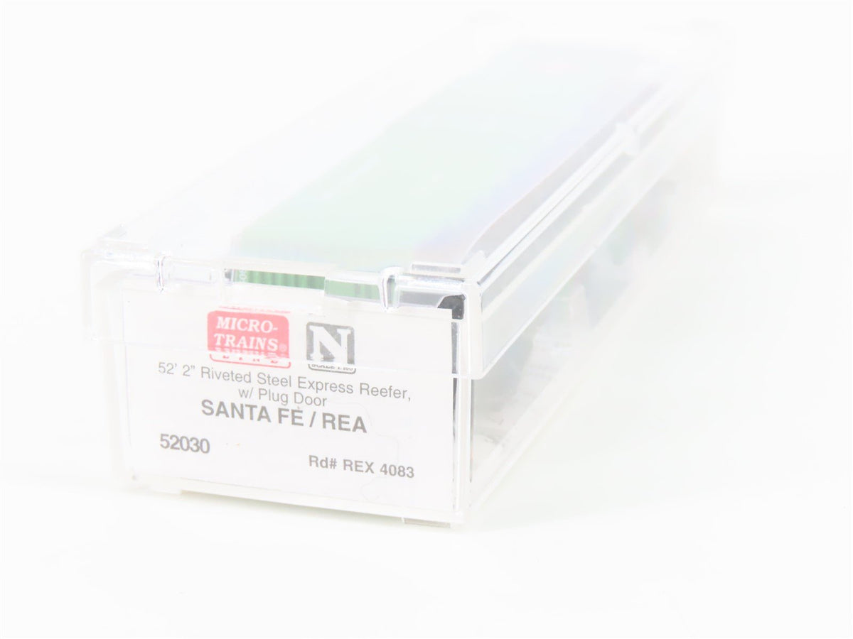 N Micro-Trains MTL 52030 REX REA Express 52&#39; Riveted Steel Express Reefer #4083