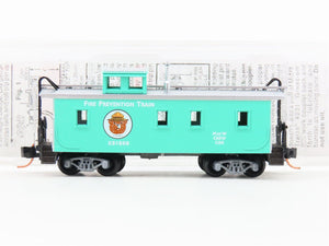 N Micro-Trains MTL 51210 Smokey Bear 34' Offset Cupola Wood Caboose #X5189