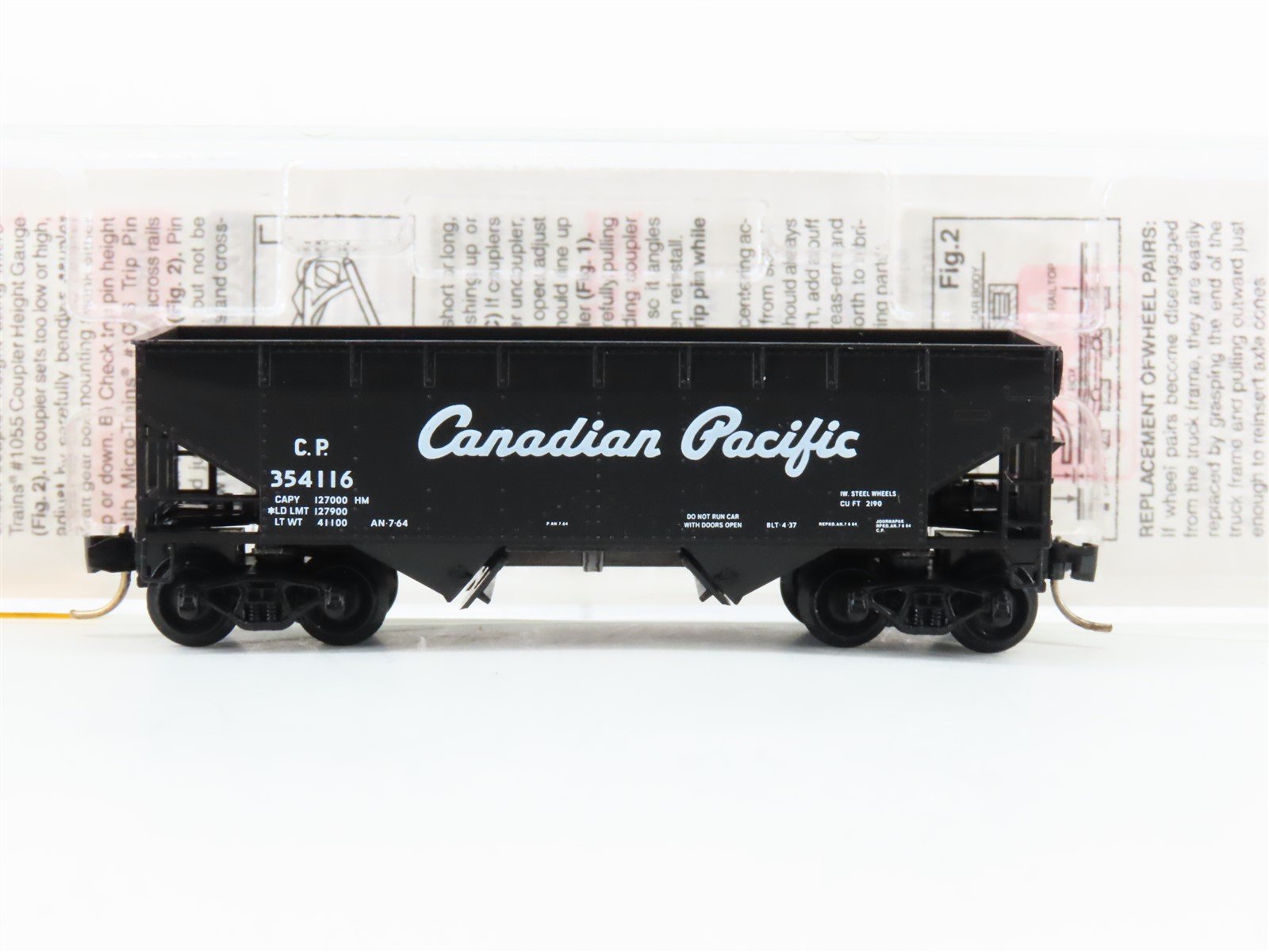 N Scale Micro-Trains MTL 55410 CP Canadian Pacific 33' 2-Bay Hopper #354116