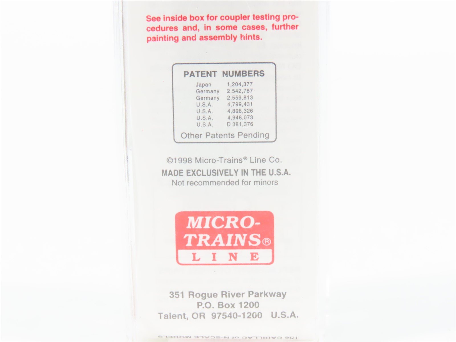 N Scale Micro-Trains MTL 55410 CP Canadian Pacific 33' 2-Bay Hopper #354116