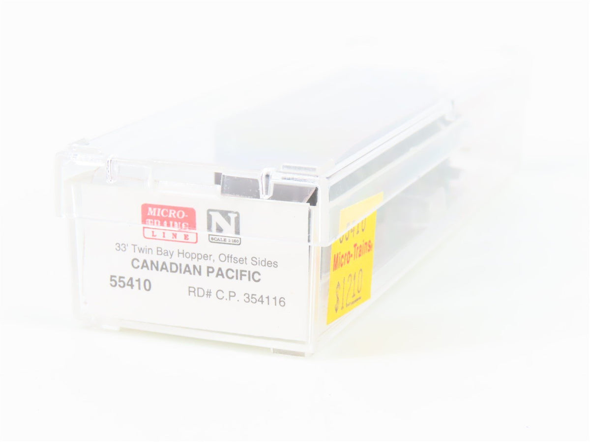 N Scale Micro-Trains MTL 55410 CP Canadian Pacific 33&#39; 2-Bay Hopper #354116