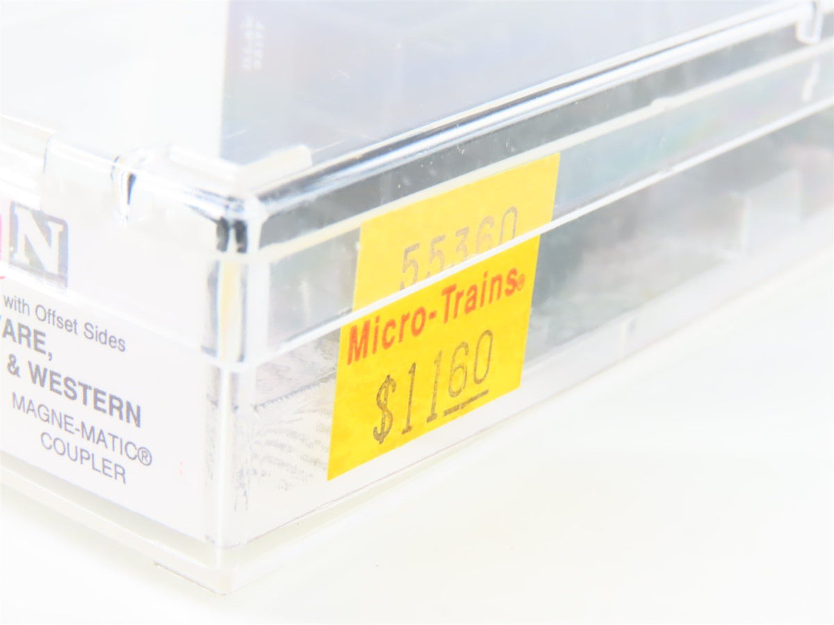 N Scale Micro-Trains MTL 55360 DL&amp;W Lackawanna 33&#39; 2-Bay Hopper #85177