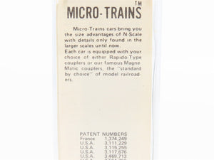 N Kadee Micro-Trains MTL 55080 NP Northern Pacific 2-Bay Hopper #70352 w/ Load
