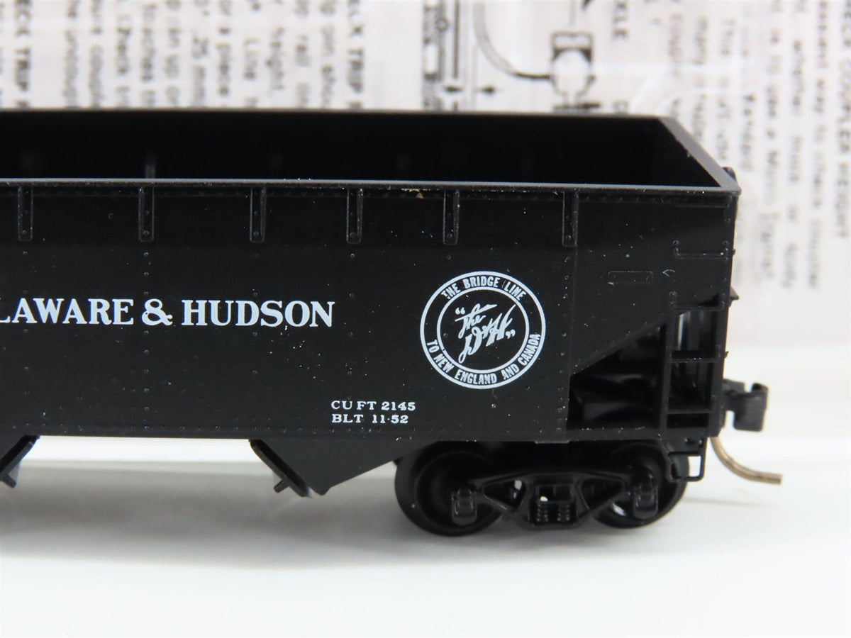 N Micro-Trains MTL 55170 D&amp;H Delaware &amp; Hudson &quot;Bridge Line&quot; 2-Bay Hopper #7217