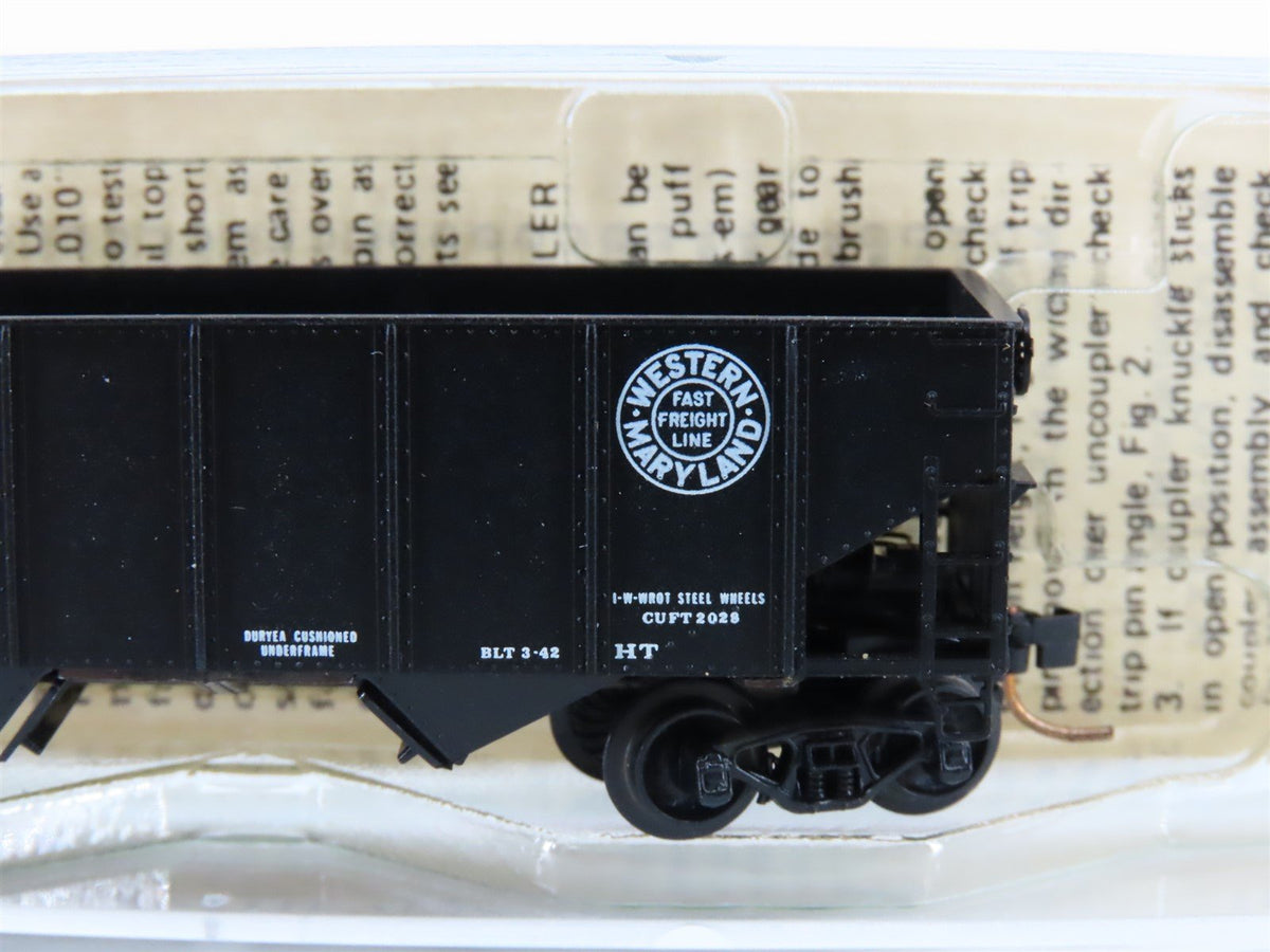 N Scale Kadee Micro-Trains MTL 56092 WM Western Maryland 33&#39; 2-Bay Hopper #10800