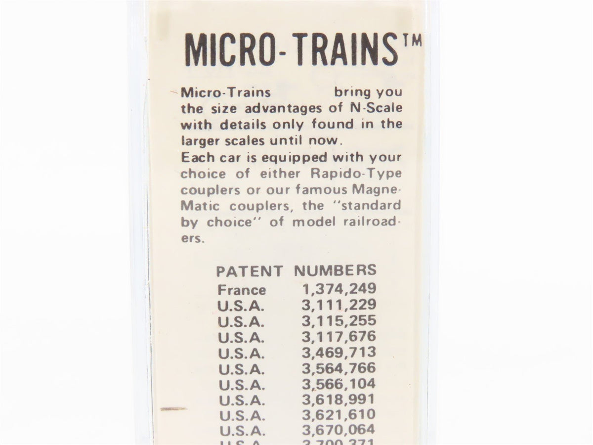 N Scale Kadee Micro-Trains MTL 56092 WM Western Maryland 33&#39; 2-Bay Hopper #10725