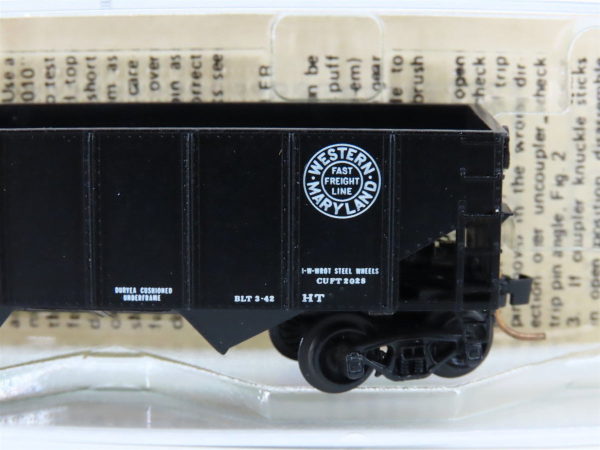 N Scale Kadee Micro-Trains MTL 56092 WM Western Maryland 33&#39; 2-Bay Hopper #10140