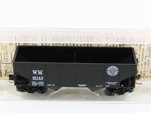 N Scale Kadee Micro-Trains MTL 56092 WM Western Maryland 33' 2-Bay Hopper #10140