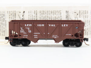 N Micro-Trains MTL 57030 LV Lehigh Valley 33' 2-Bay Composite Side Hopper #14154