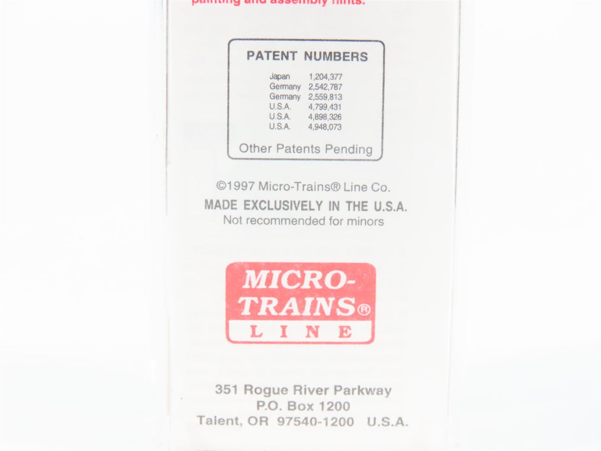 N Micro-Trains MTL 56310 B&amp;O Baltimore &amp; Ohio 33&#39; 2-Bay Rib Side Hopper #324759