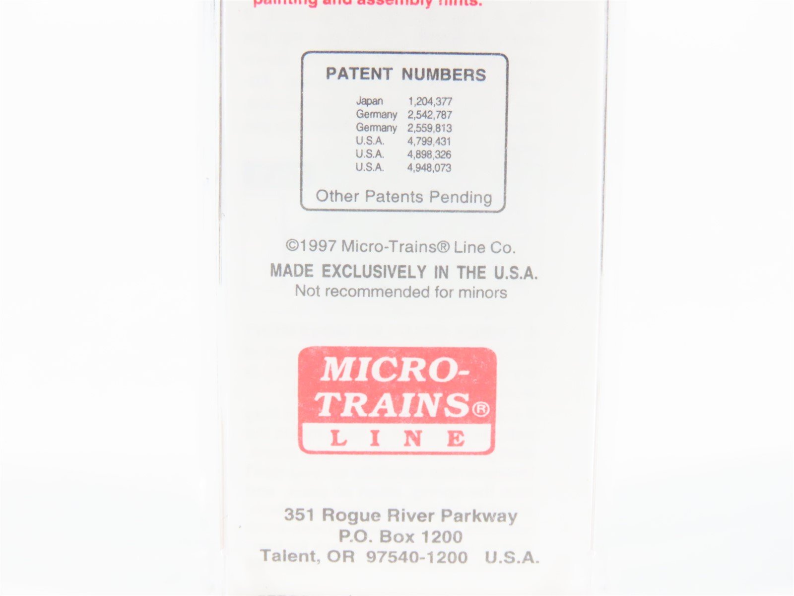 N Micro-Trains MTL 56310 B&O Baltimore & Ohio 33' 2-Bay Rib Side Hopper #324759