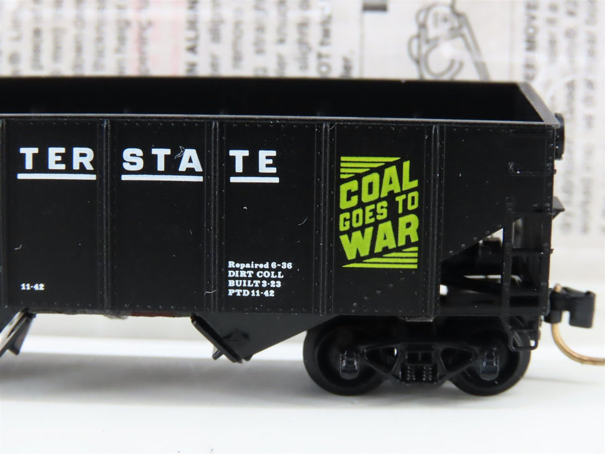 N Micro-Trains MTL 56280 INT Interstate &quot;Coal Goes to War&quot; 2-Bay Hopper #6012