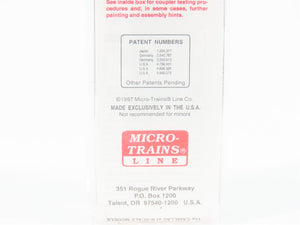N Micro-Trains MTL 56230 CNJ Jersey Central 33' 2-Bay Rib Side Hopper #60747