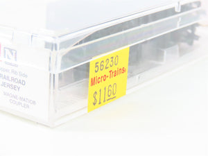 N Micro-Trains MTL 56230 CNJ Jersey Central 33' 2-Bay Rib Side Hopper #60747