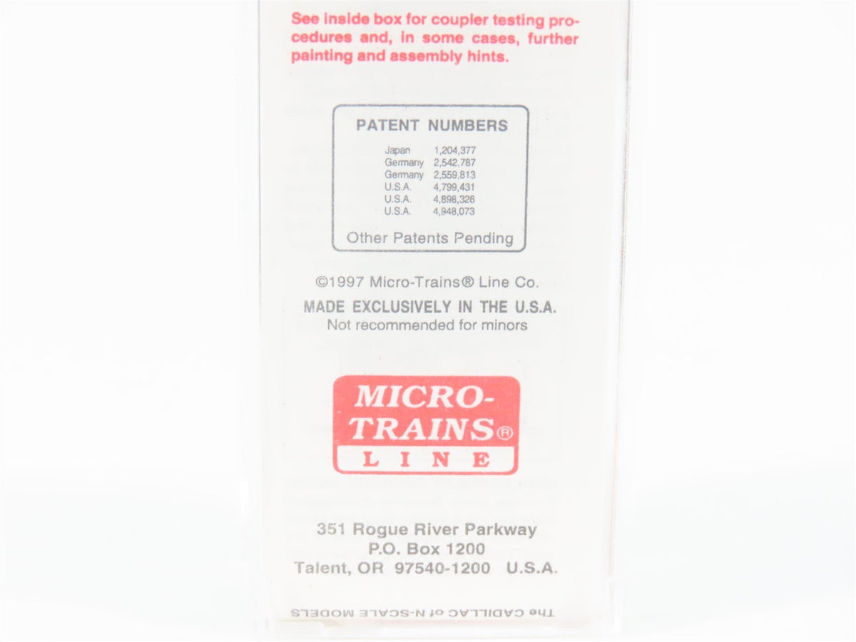 N Micro-Trains MTL 57110 VGN Virginian 33&#39; 2-Bay Composite Side Hopper #15365