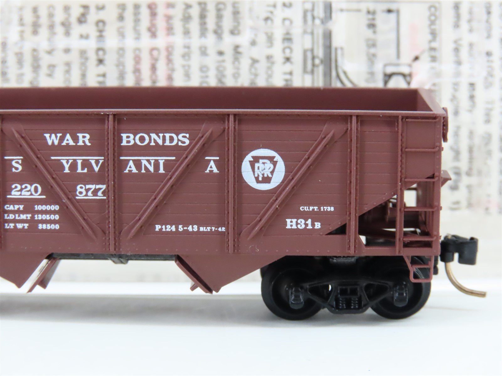 N Scale Micro-Trains MTL 57100 PRR Pennsylvania 