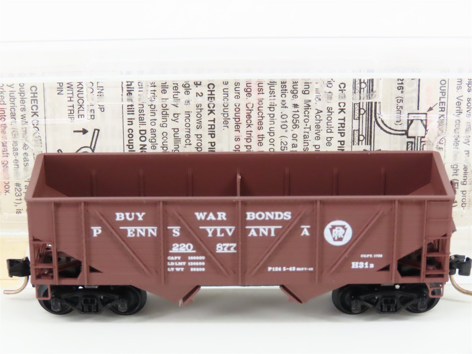 N Scale Micro-Trains MTL 57100 PRR Pennsylvania 