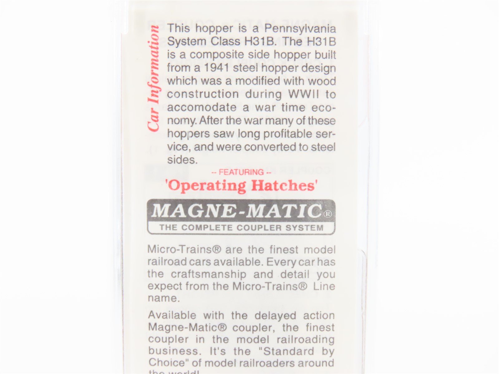 N Scale Micro-Trains MTL 57100 PRR Pennsylvania 