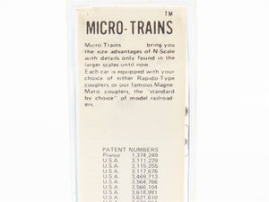 N Kadee Micro-Trains MTL 57080 B&O Baltimore & Ohio 33' 2-Bay Hopper #30462