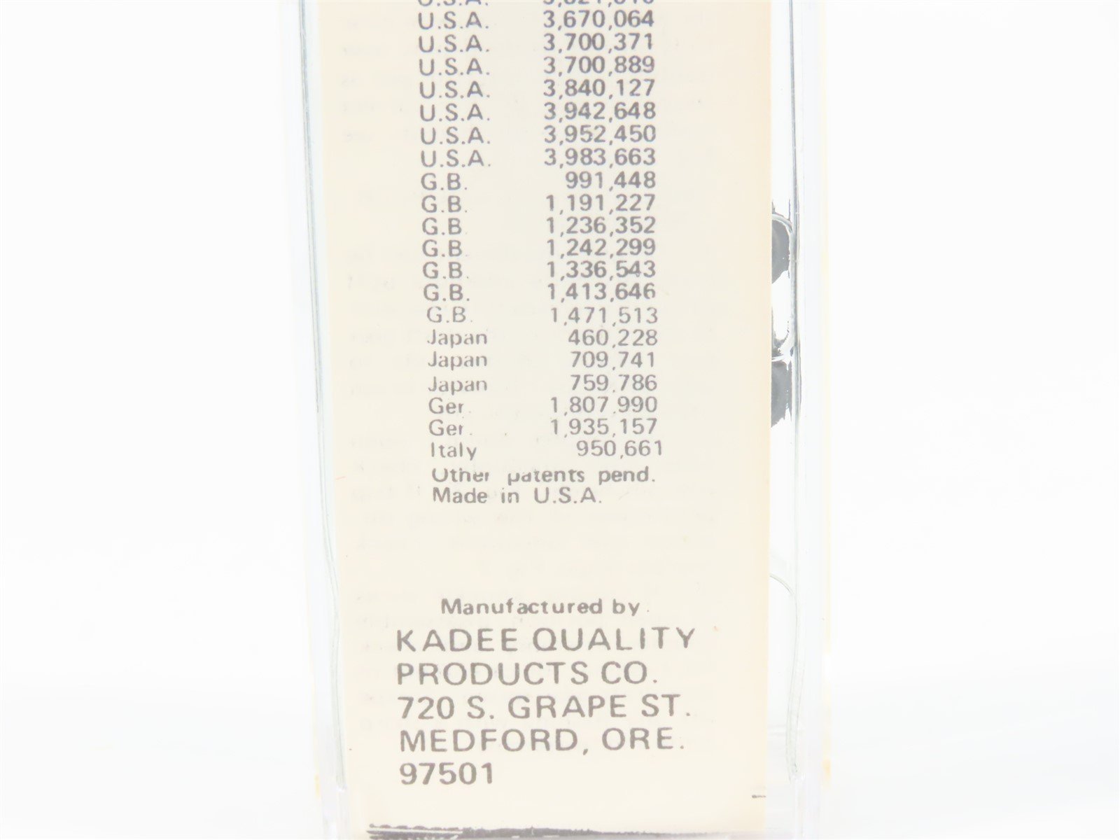 N Kadee Micro-Trains MTL 57080 B&O Baltimore & Ohio 33' 2-Bay Hopper #30462