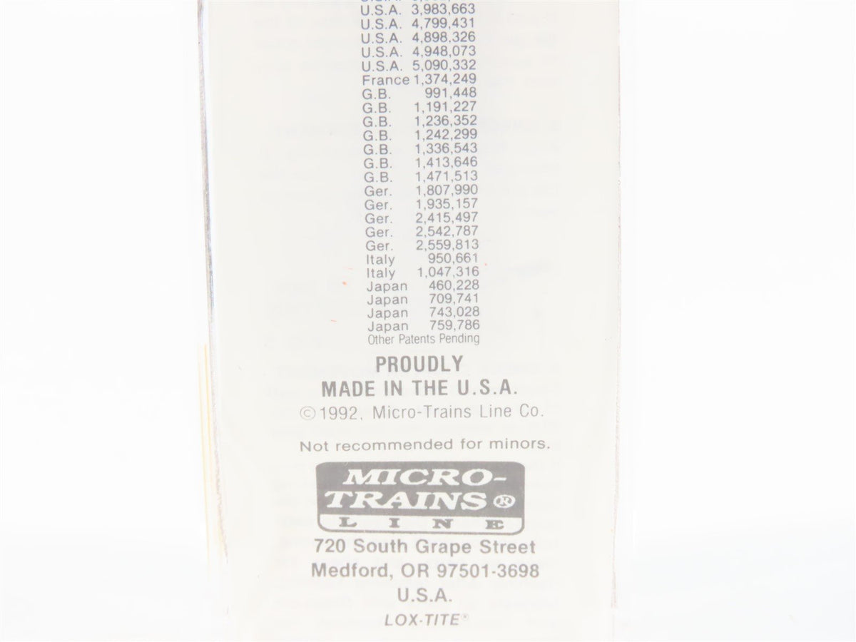 N Micro-Trains MTL 57030 LV Lehigh Valley 33&#39; 2-Bay Composite Side Hopper #14500