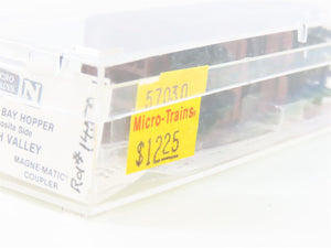 N Micro-Trains MTL 57030 LV Lehigh Valley 33' 2-Bay Composite Side Hopper #14500