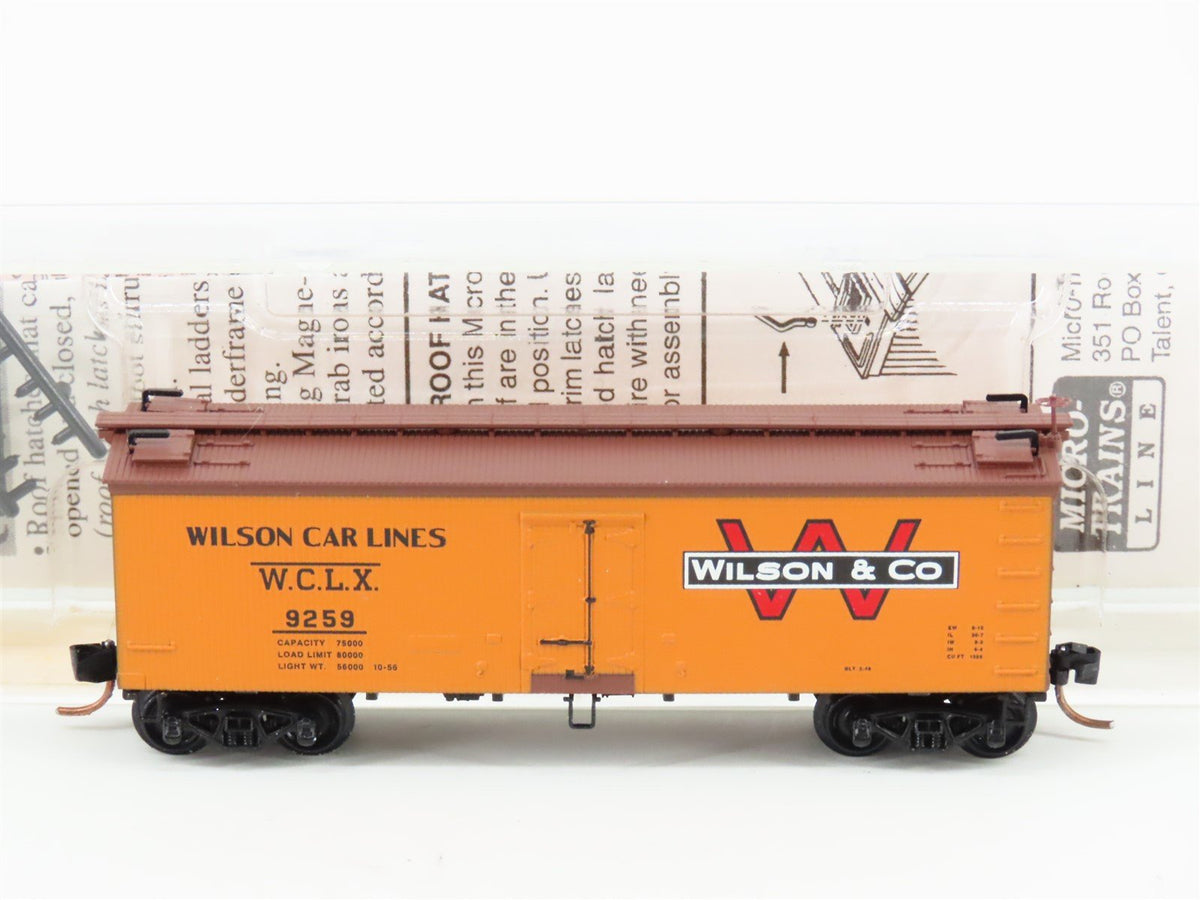 N Scale Micro-Trains MTL 58540 WCLX Wilson Car Lines 36&#39; Ice Reefer #9259