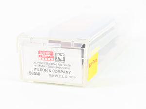N Scale Micro-Trains MTL 58540 WCLX Wilson Car Lines 36' Ice Reefer #9259
