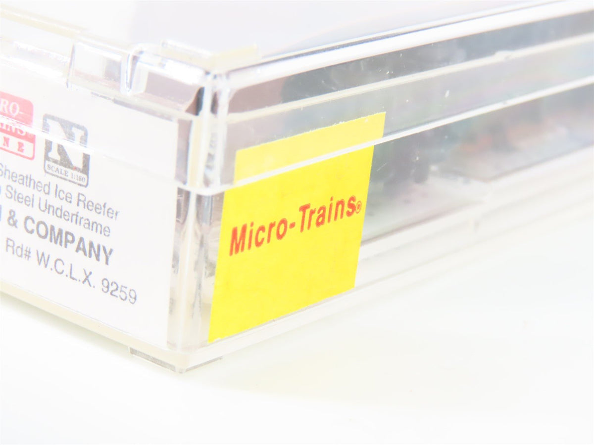 N Scale Micro-Trains MTL 58540 WCLX Wilson Car Lines 36&#39; Ice Reefer #9259