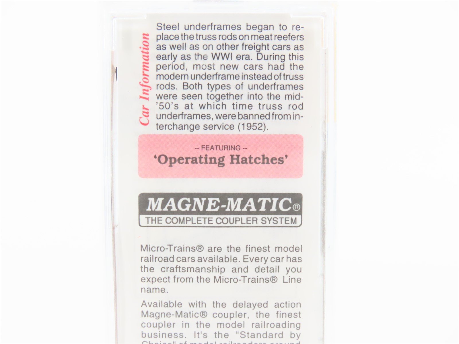 N Scale Micro-Trains MTL 58510 SRL Swift 