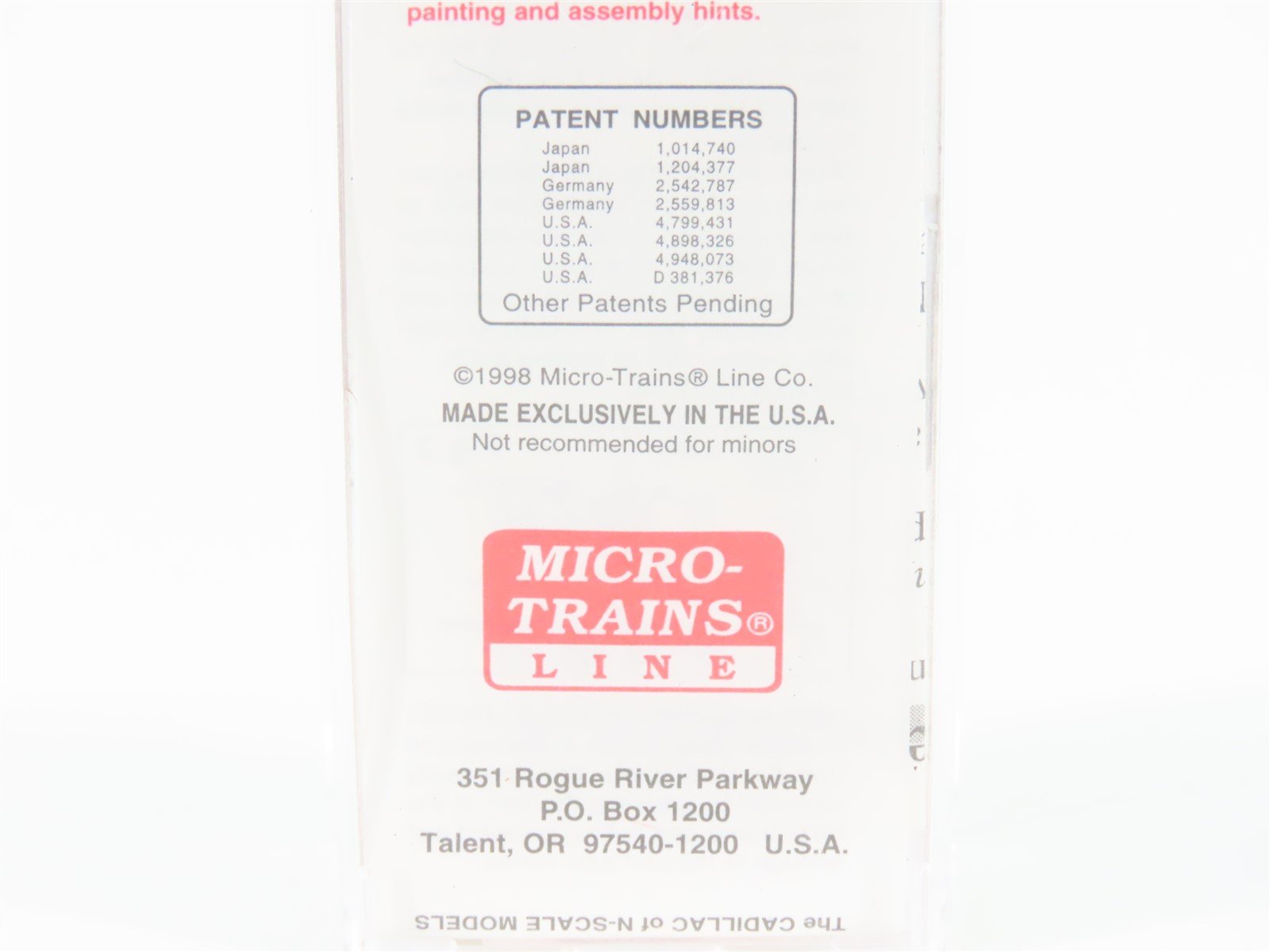 N Scale Micro-Trains MTL 58510 SRL Swift 