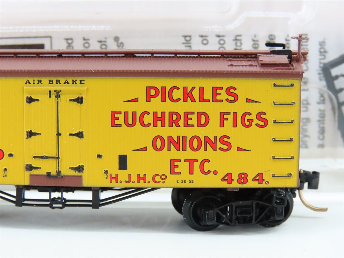 N Micro-Trains MTL 58050 HJHCo. Heinz Pickles, Figs &amp; Onions 36&#39; Ice Reefer #484