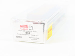 N Micro-Trains MTL 58050 HJHCo. Heinz Pickles, Figs & Onions 36' Ice Reefer #484