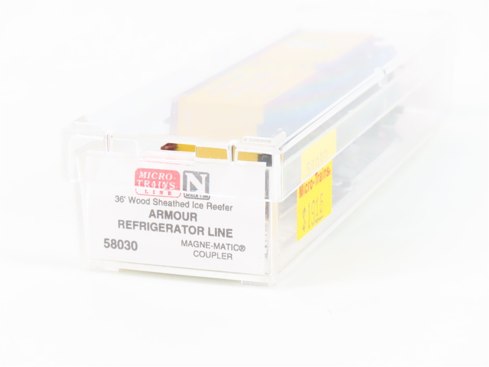 N Scale Micro-Trains MTL 58030 Armour Refrigerator Line 36' Ice Reefer #7306