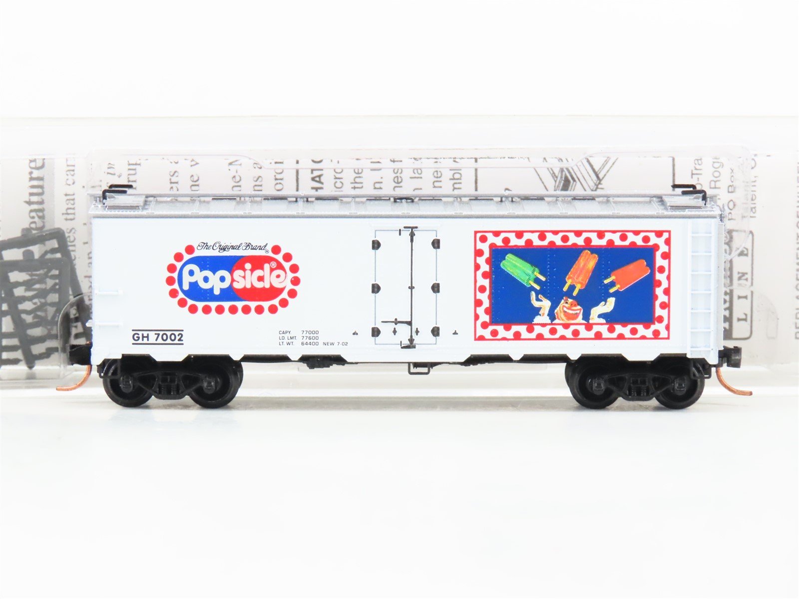 N Scale Micro-Trains MTL 59080 GH Popsicle 40' Steel Ice Reefer #7002