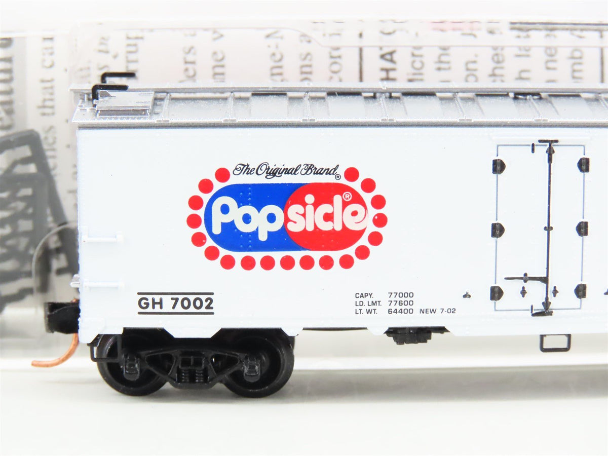 N Scale Micro-Trains MTL 59080 GH Popsicle 40&#39; Steel Ice Reefer #7002