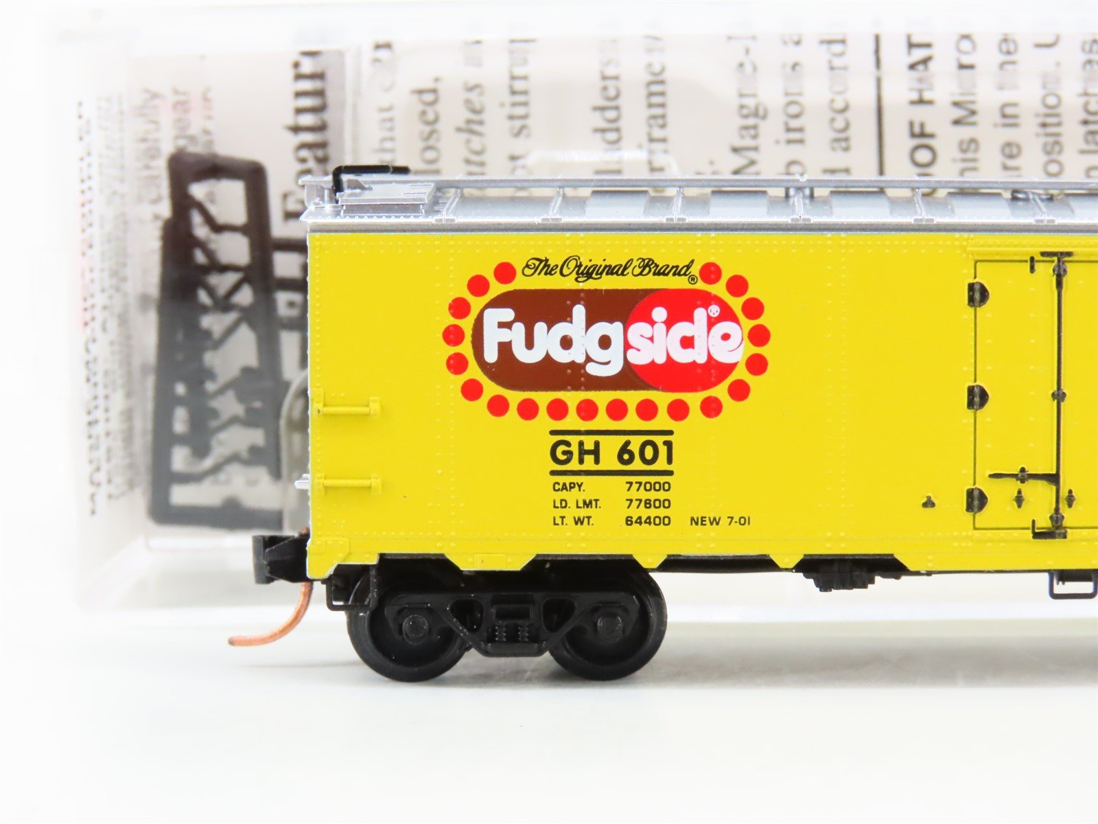 N Scale Micro-Trains MTL 59060 GH Fudgsicle 40' Steel Ice Reefer #601