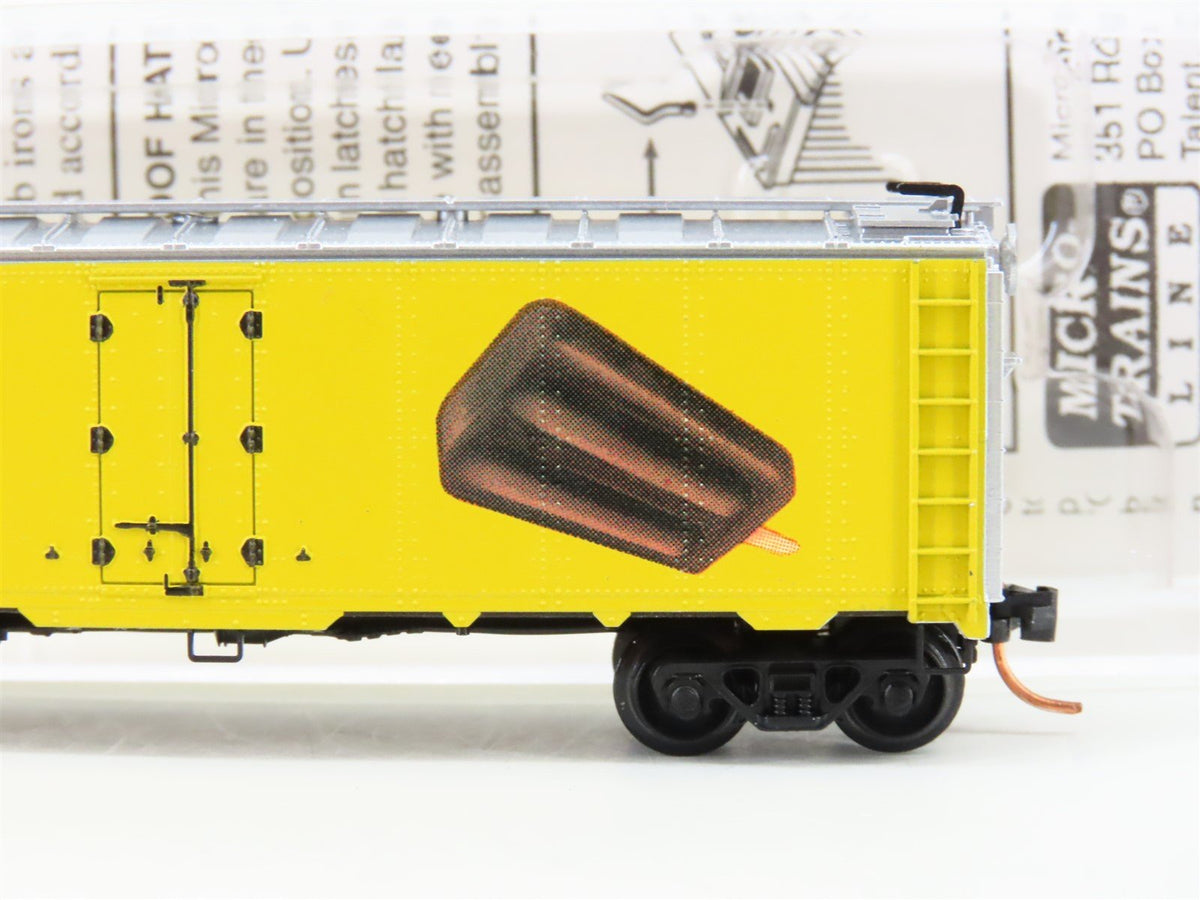 N Scale Micro-Trains MTL 59060 GH Fudgsicle 40&#39; Steel Ice Reefer #601