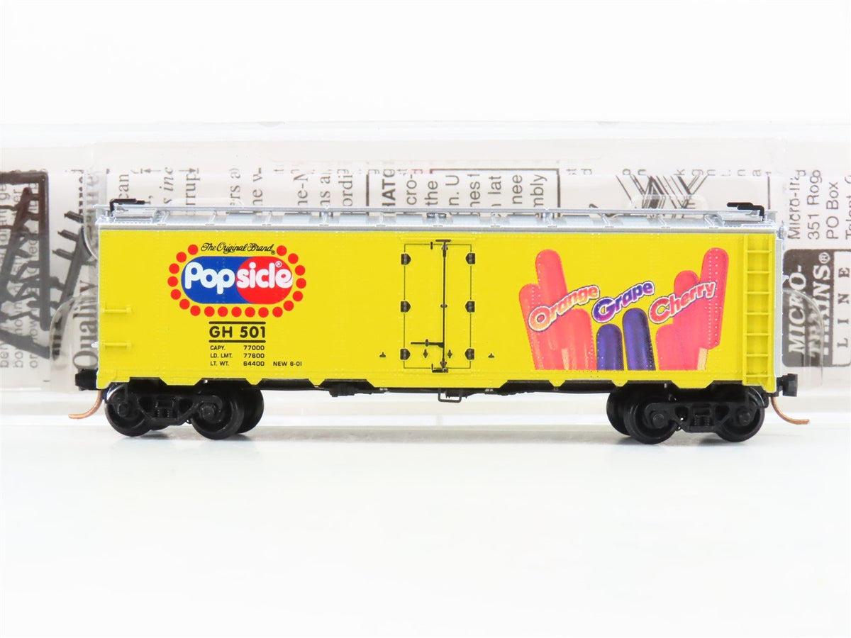 N Scale Micro-Trains MTL 59050 GH Popsicle 40&#39; Steel Ice Reefer #501